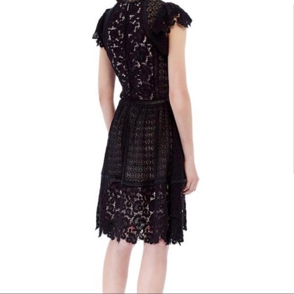 Rebecca Taylor Black Lace Dress - Picture 4 of 16